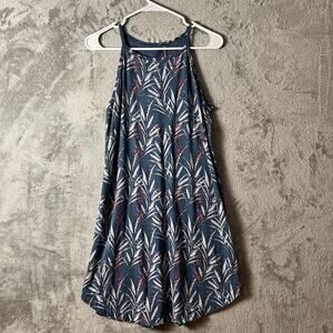 KUHL‎ Women's Kandid Dress Overcast Print Blue Size UPF 50+ Size Medium